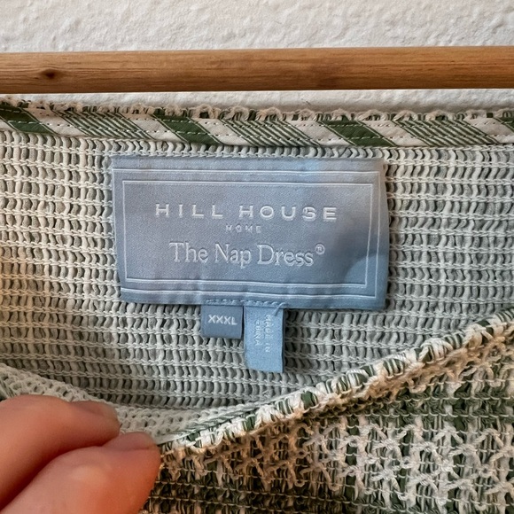 Sleeveless Midi Dress in Soft Sage Stripe - Picture 4 of 7